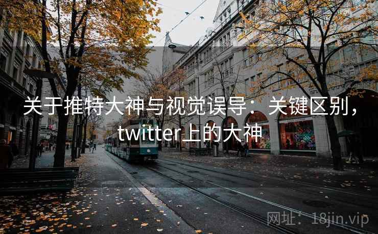 关于推特大神与视觉误导：关键区别，twitter上的大神