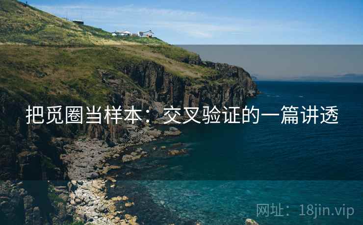 把觅圈当样本：交叉验证的一篇讲透